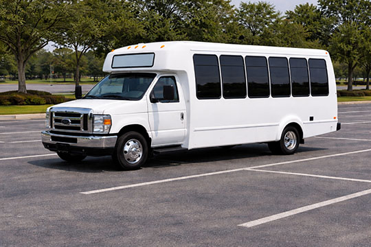 20-passenger mini coach available for charter in Houston, TX